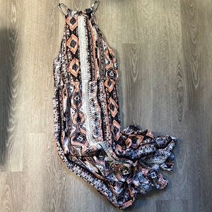 RUE 21 Myan MAXI Dress with Front Middle Slit Size Large